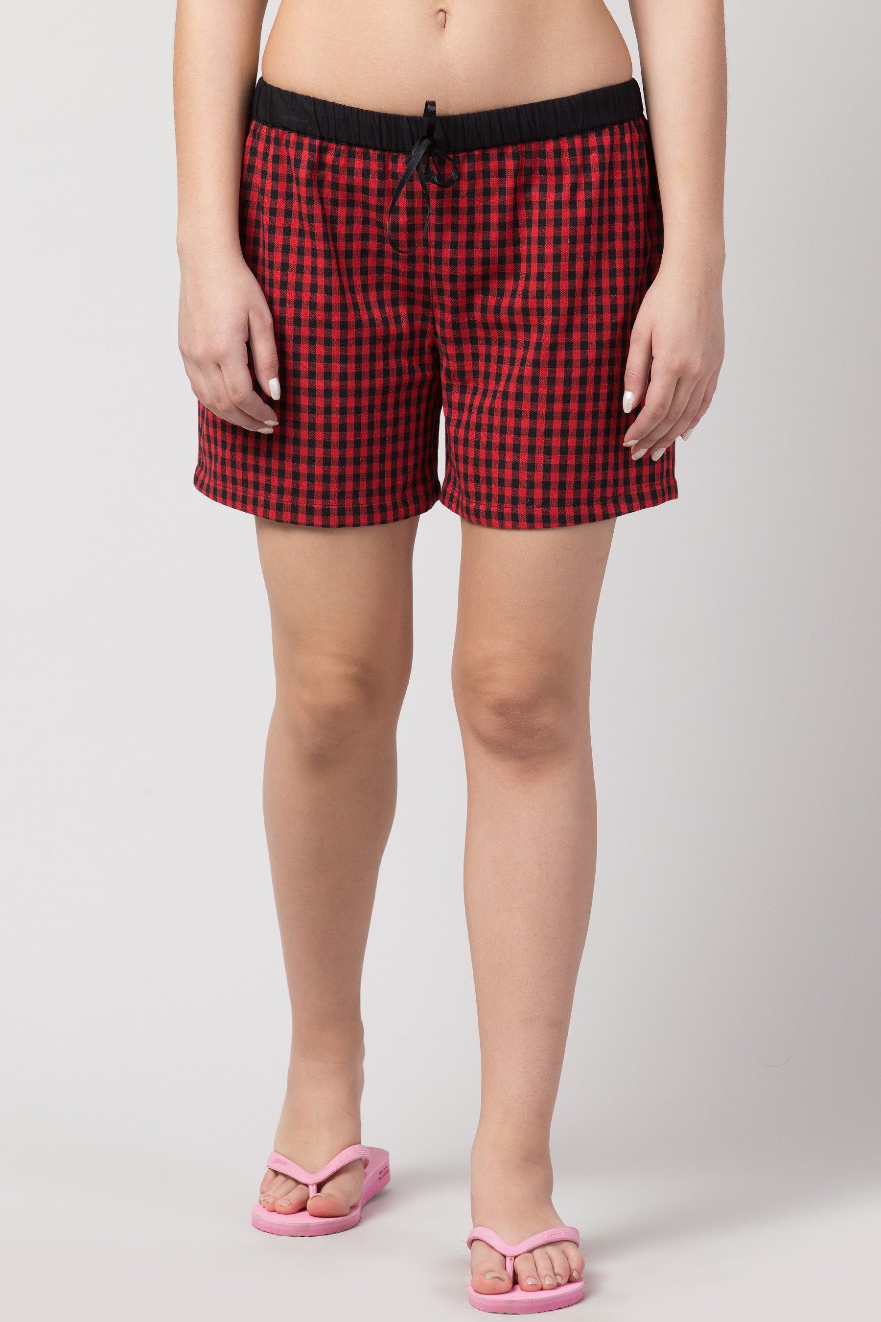 Checkered Women Boxer