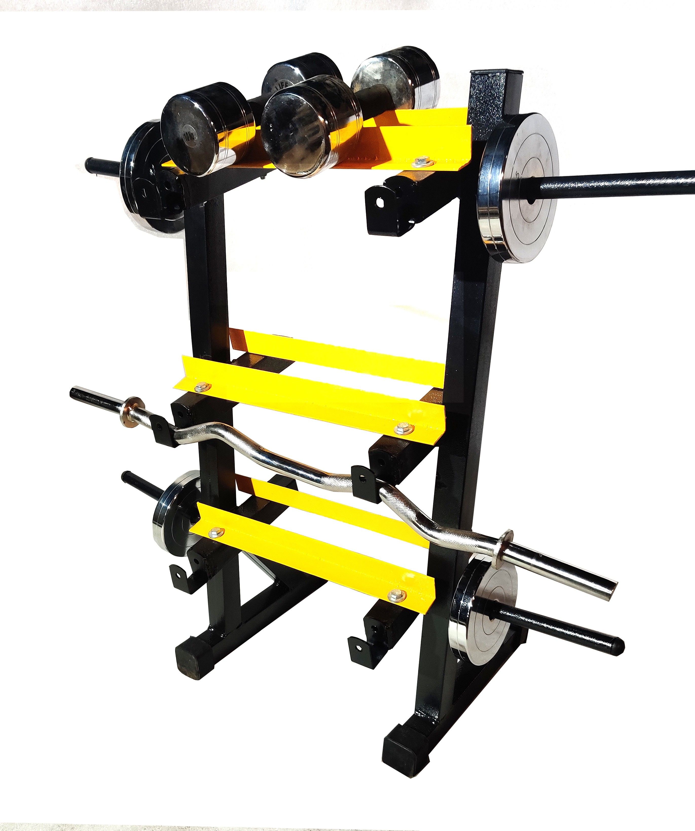 protoner 3 in 1 Dumbbell rack, plate and bar holder Multipurpose Fitness Bench-picture-11