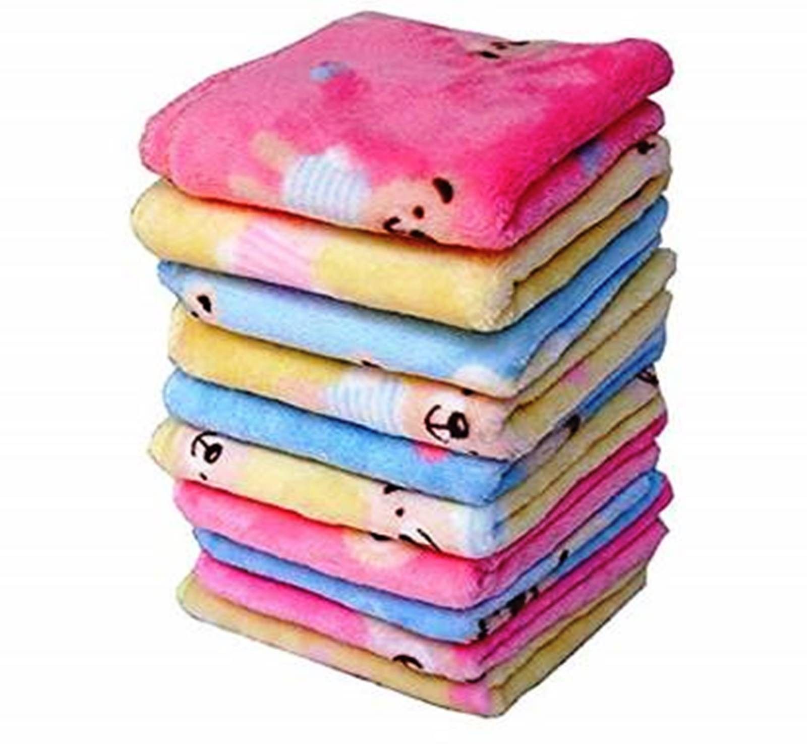 GUDBUN FASHION Teady Bear Print Kid's Hankey Handkerchief Women Soft Cotton Hankies Ladies hanky set for women ["Multicolor"] Handkerchief-picture-16