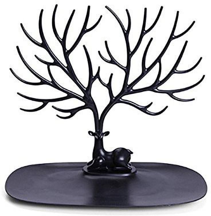 ammedarshan Creative Sika Deer Tree Jewelry Stand Holder Jewellery Organizer-picture-19