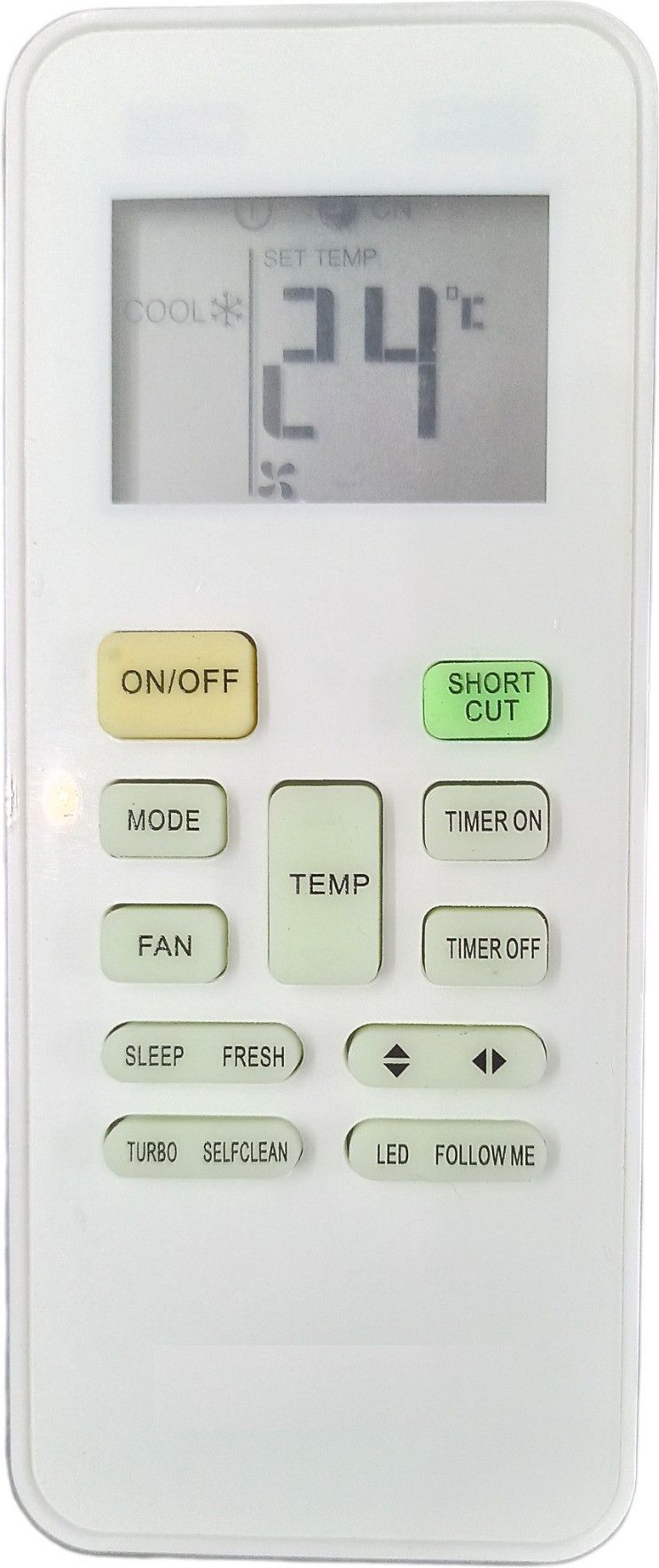 EHOP Remote Compatible for Air Conditioner with Shortcut Button VE-142 Voltas Remote Controller-picture-26