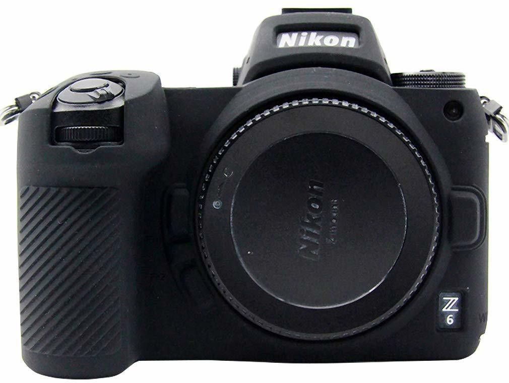 Digicom Silicone Cover Protective Camera Cover for Nikon Z6/Z7 Camera Case- Black Camera Bag-image-34
