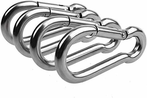 Carabiner Hook 8mm 4 pcs Locking Carabiner