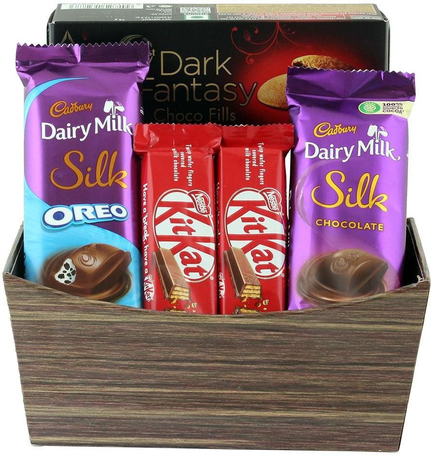 Surprise Gift For your Love | Creamy Chocolate With Dark Fantasy | Chocola Assorted Gift Box-image-0