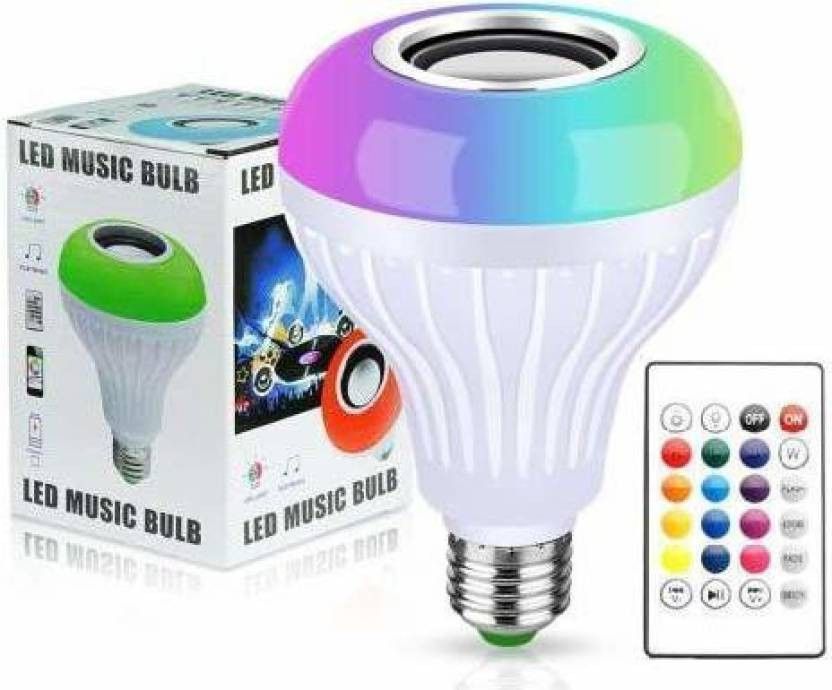 Andy Tv Box Led Music Light Bulb||Bluetooth Music Bulb||Led For Party Home Decoration||Night Light Smart Bulb-image-0