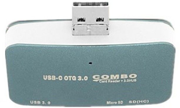 play run Combo 3 in 1 - USB 3.1 Type C Hub Pretty Handy Micro USB OTG Adapter with LED USB C Hub USB SD TF Micro Extender Card Smart Card Reader Card Reader Card Reader-picture-47