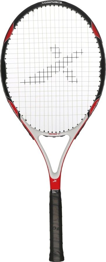 VXT-1050 Red, White Strung Tennis Racquet-image-31