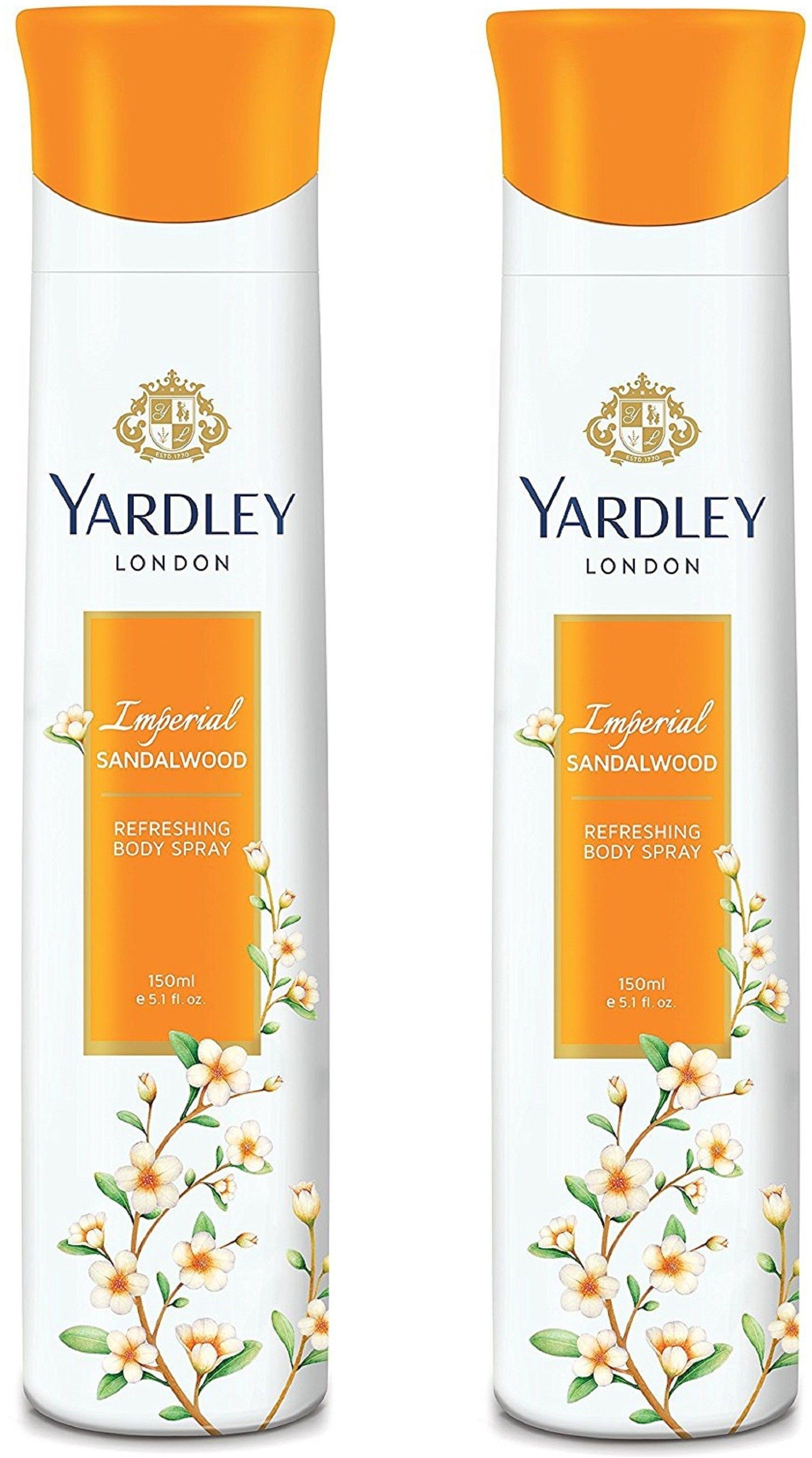 Imperial SandalWood Body Spray for Women 150ML Each (Pack of 2) Deodorant Spray - For Women-image-49
