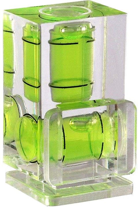 Right Gear Double Axis Bubble Level Gradienter Hot Shoe Mount Camera Leveler