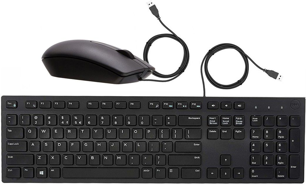 DELL Wired Keyboard KB216 & Wired Optical Mouse MS116 Combo (Zb_03) Combo Set-image-35