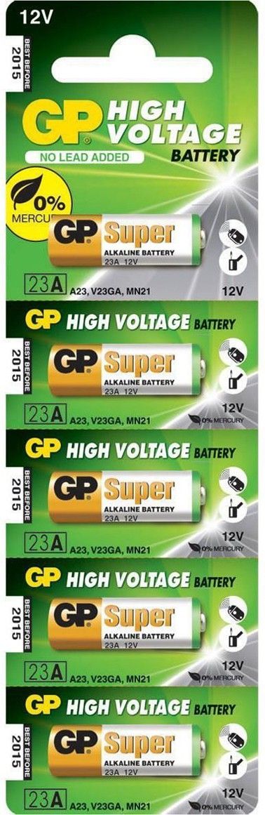 GP Super 23AE 12V AlkalineCell Car Remote Battery-image-43
