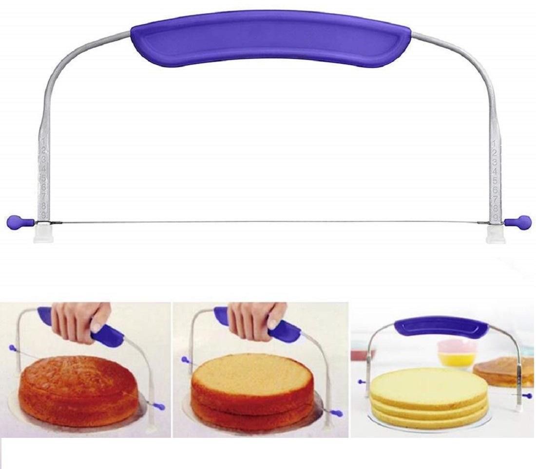 trending products villa Adjustable Cake Slicer, Cake Cutter Tool, Bread Cake Slicer, Adjustable Layered Pastry Cutter-picture-28