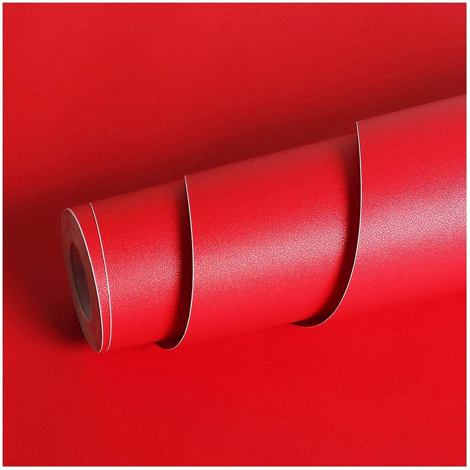 Vinyl Abstract Red Wallpaper-image-33