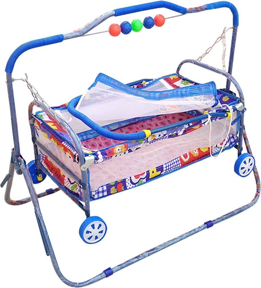 blue decent bassinet cum stroller for new born baby Bassinet