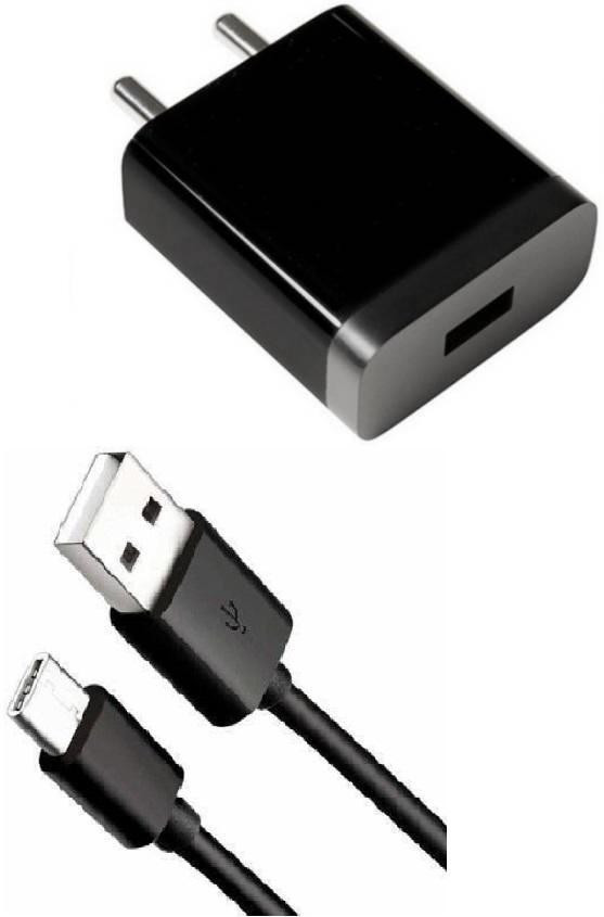 prifakt Wall Charger Accessory Combo for Redmi note 7 pro, redmi note 8, redmi note 8, redmi 7, mi A2, redmi 7s with TYPE-C CABLE and adapter image 1