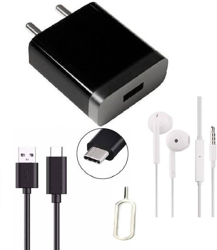 prifakt Wall Charger Accessory Combo for Redmi note 7 pro, redmi note 8, redmi note 8, redmi 7, mi A2, redmi 7s, PocoX3, Poco M2 Pro, Poco M2, Poco X2, Poco C3 with TYPE-C CABLE and adapter image 1