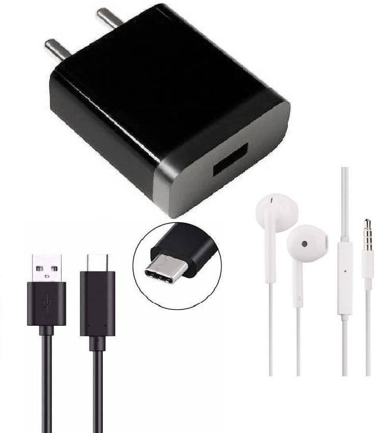 prifakt Wall Charger Accessory Combo for Redmi note 7 pro, redmi note 8, redmi note 8, redmi 7, mi A2, redmi 7s, PocoX3, Poco M2 Pro, Poco M2, Poco X2, Poco C3 with TYPE-C CABLE and adapter image 1
