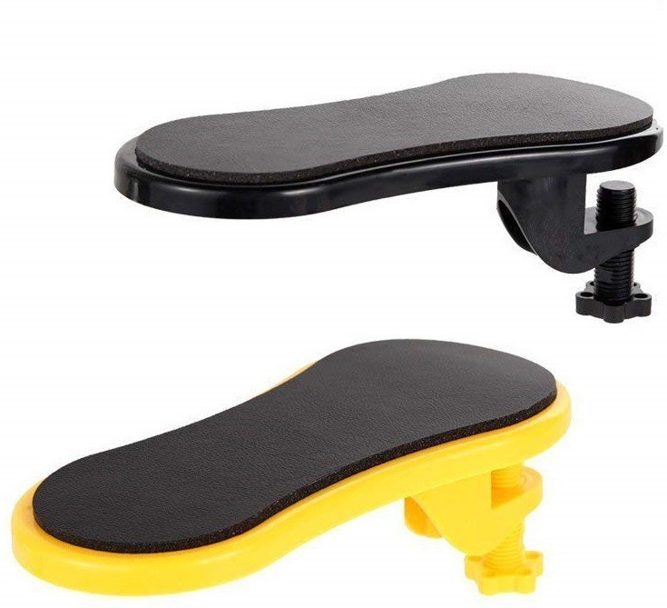 Nispruhay Hand Shoulder Protect Armrest Pad Desk Attachable Computer Table Arm Support Mouse Pads Arm Wrist Rests Plastic Arm rest Wrist Rest image 1