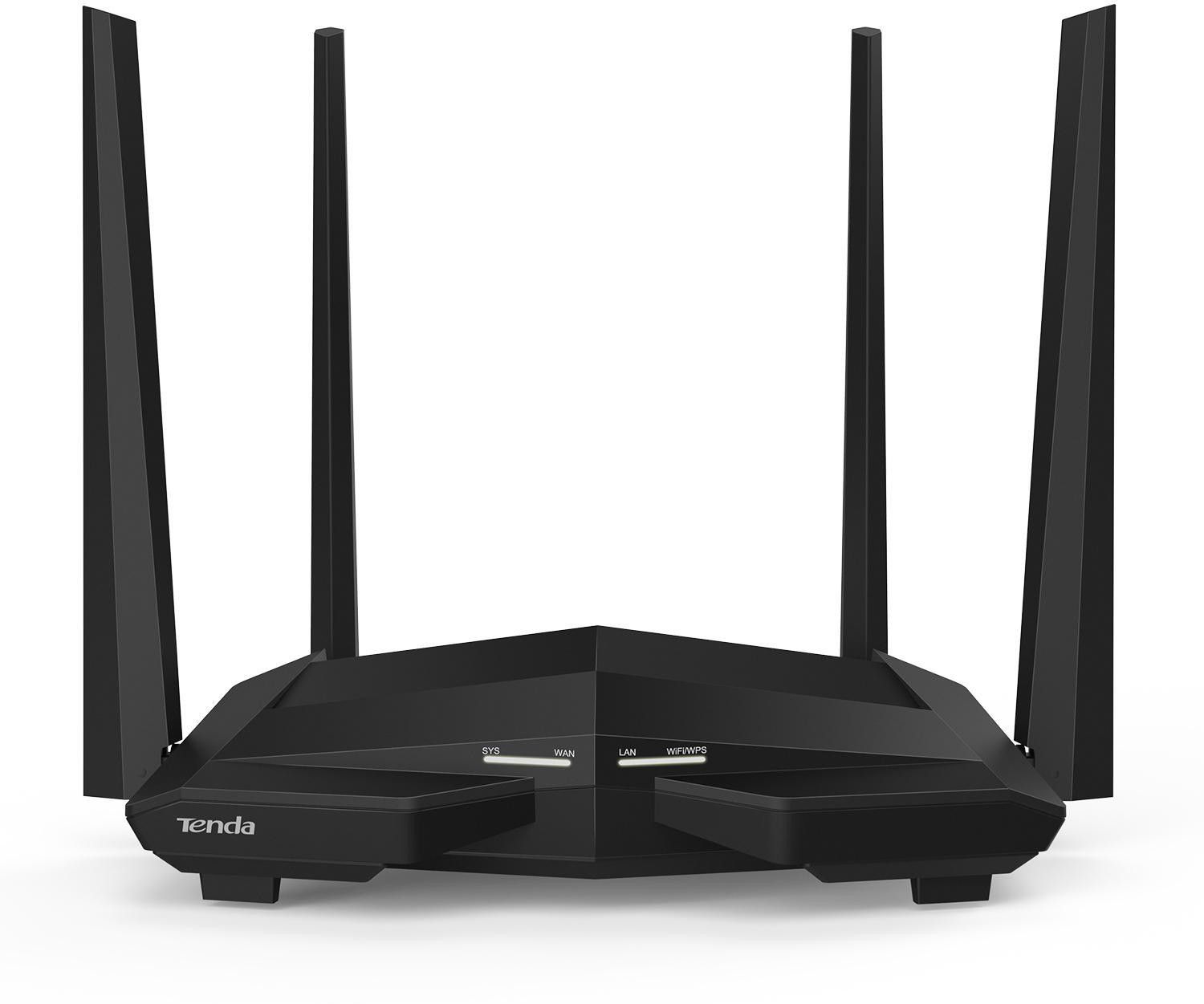 TENDA AC10 AC1200 Gigabit Wireless Router 5 GHz, 2.4 GHz 1200 Mbps Wifi Speed Dual Band External Antenna Ethernet (Cable Broadband)