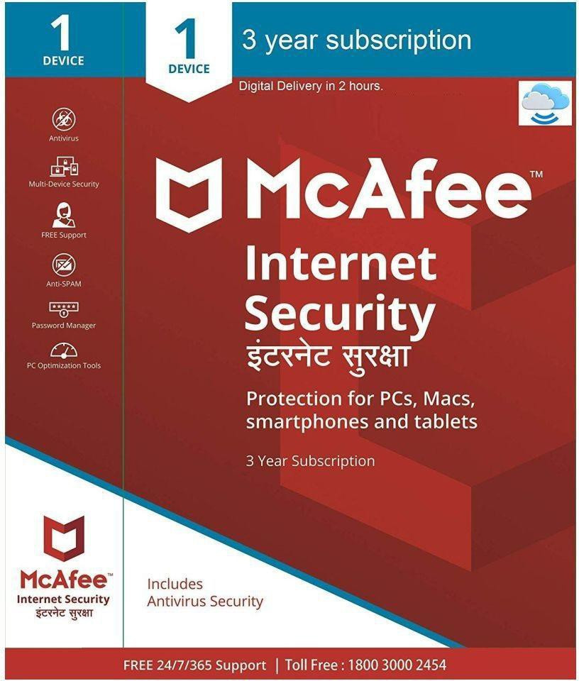 McAfee Internet Security 1 User 3 Years (Renewal) image 1