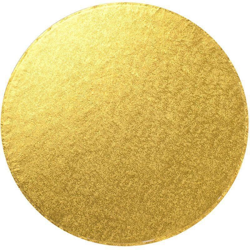 noble foods Round Golden Board/Cake Drum (10 Inch) Paper Cake Server-picture-34