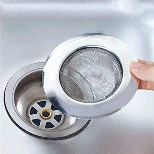 Kitchen Sink Stainless Steel Push Down Strainer