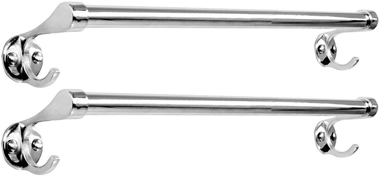 24 INCH Stainless Steel Towel Bar | Bathroom Towel Rod Holder | Wall Mounted Hand Towel Rail for Kitchen and Washroom 24 inch 2 Bar Towel Rod