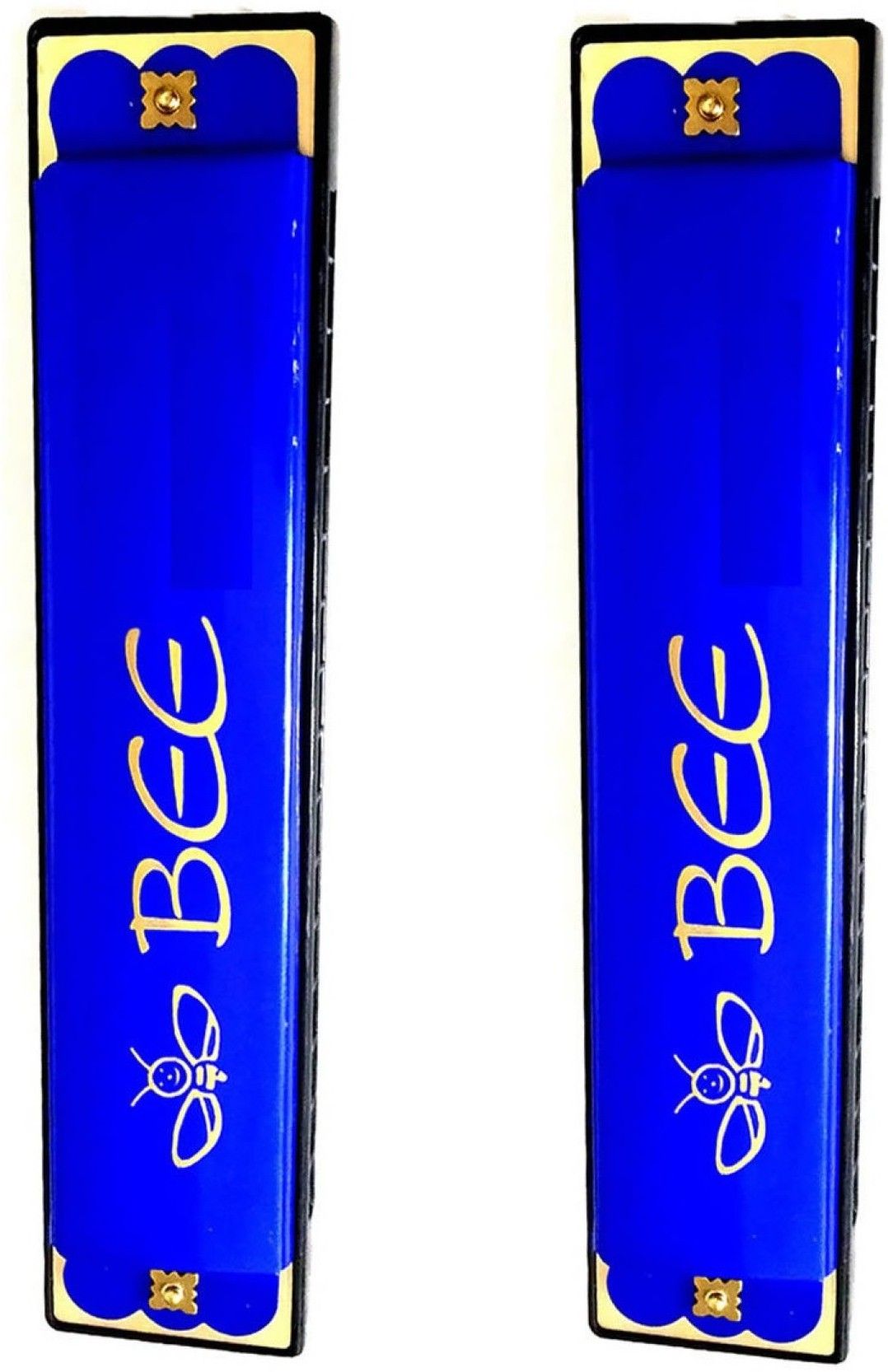 infrahive Mouth Organ with 20 holes Musical Instrument 24 Notes Bee Mouth Organ for kids/Harmonica Mouth Organ Harmonica, Key of C Major for Beginner, Adults, Kids Pack of 2 (Blue)-picture-17