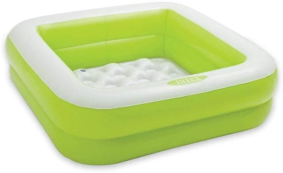 Two Stripped Heavy Plastic Bath Tub With Air Pump Inflatable Swimming Safety Tube-image-32
