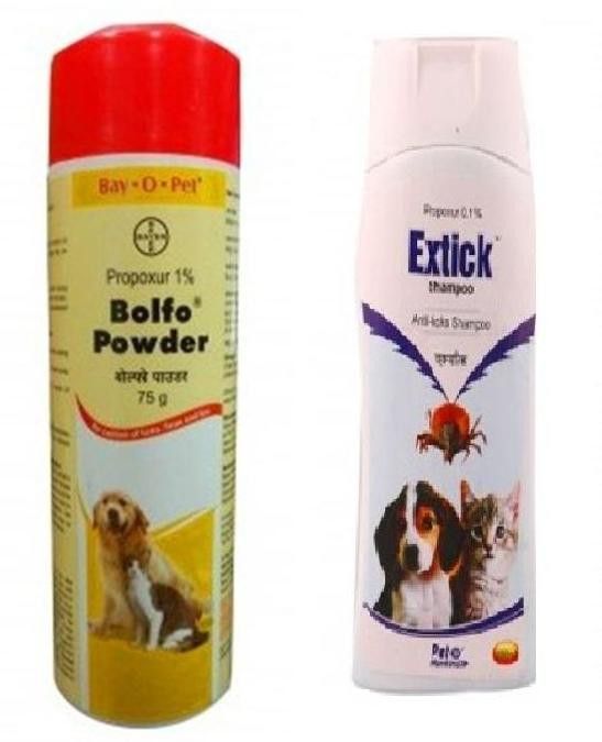 bolfo Tick And Flea Control Powder & Shampoo for Dogs And Cats Pet Spa Kit-picture-14