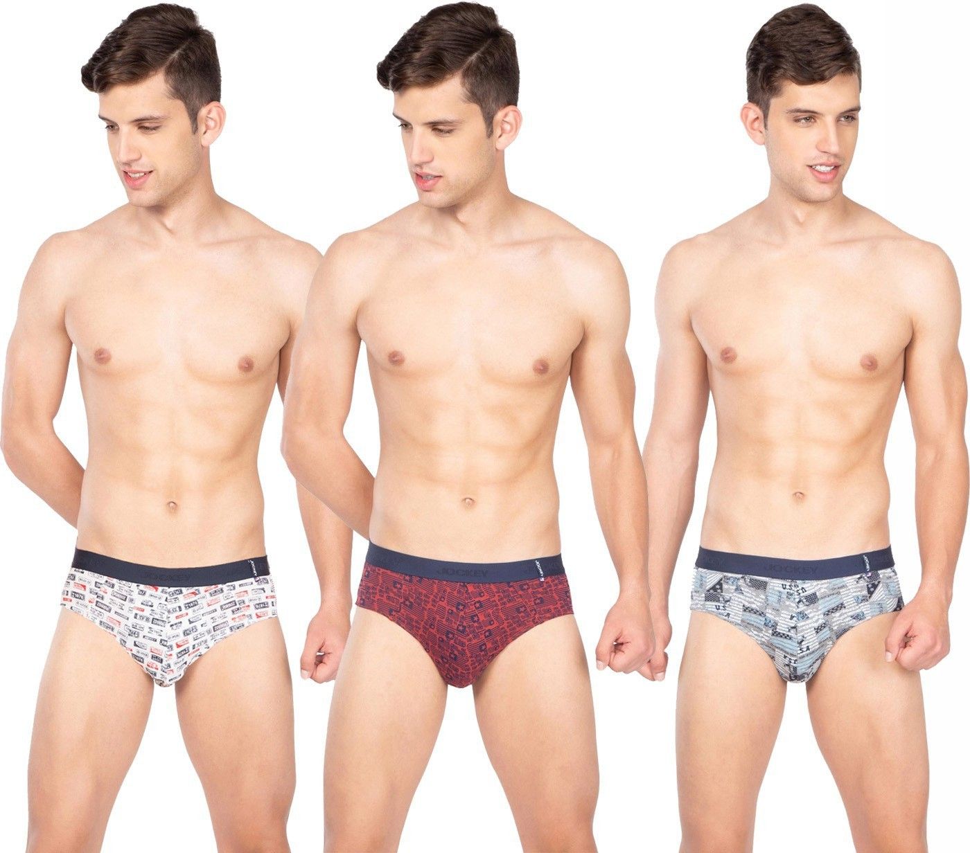 jockey Pack of 3 Solid Men Brief-picture-12