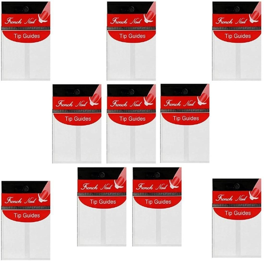 gugzy Straight Line DIY French Tip Guide Manicure Nail Art Decorations Round Form Fringe Sticker Stencil-picture-47