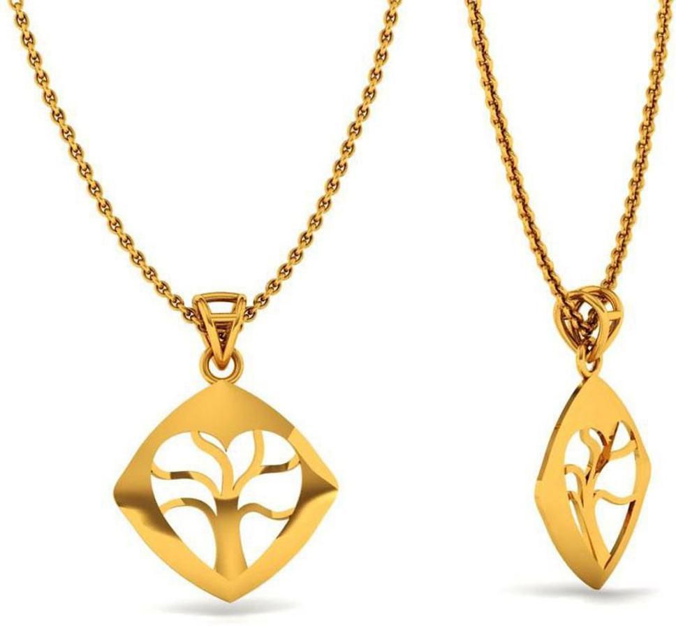 PC Chandra Jewellers ONLINE EXCLUISVE 18kt Yellow Gold Pendant-picture-12
