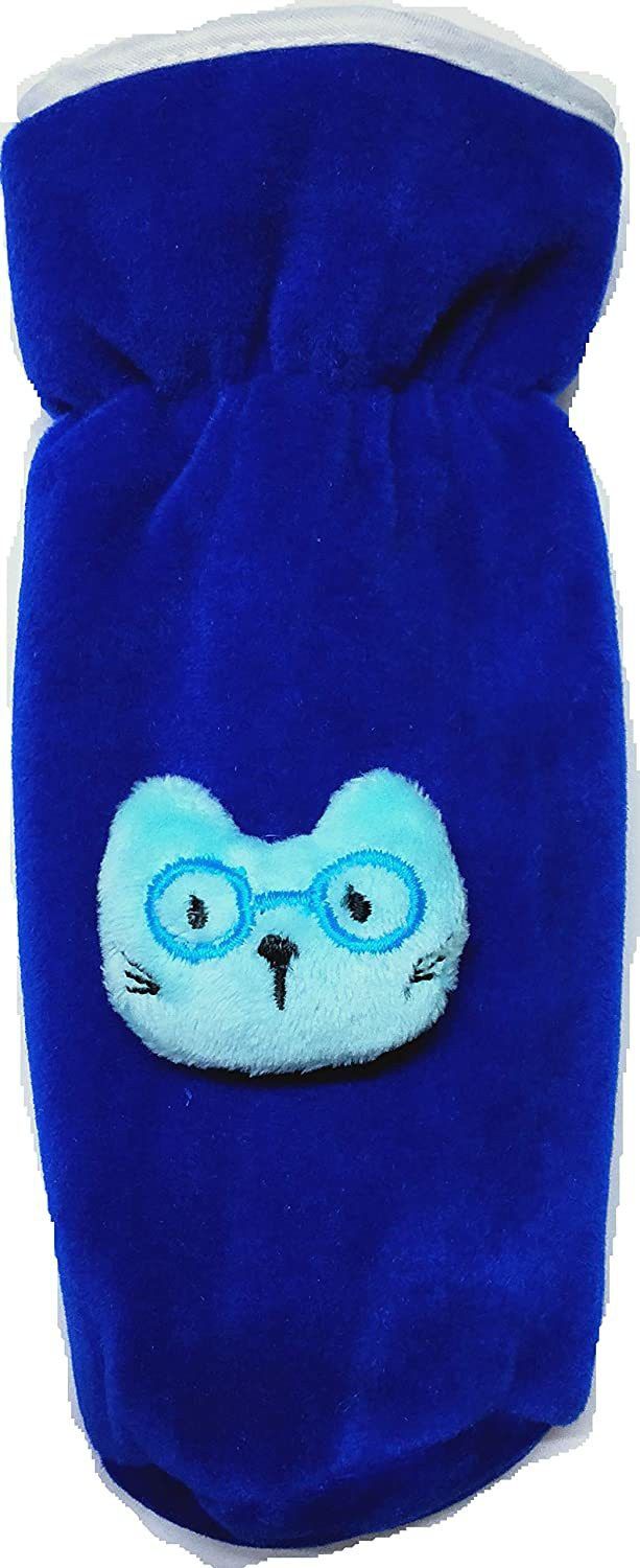 kidsify New Born Baby Soft Velvet Feeding Bottle Cover with Attractive Cartoon on The Front Suitable for 240ml-picture-13