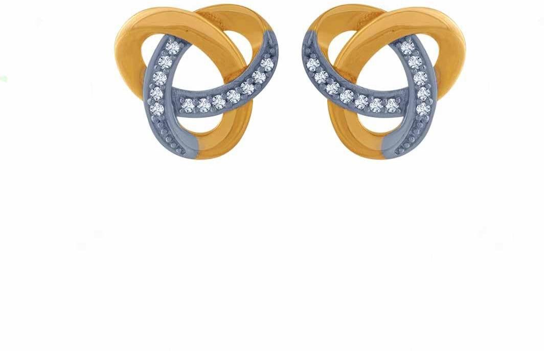PC Chandra Jewellers Yellow Gold 14kt Stud Earring-picture-12