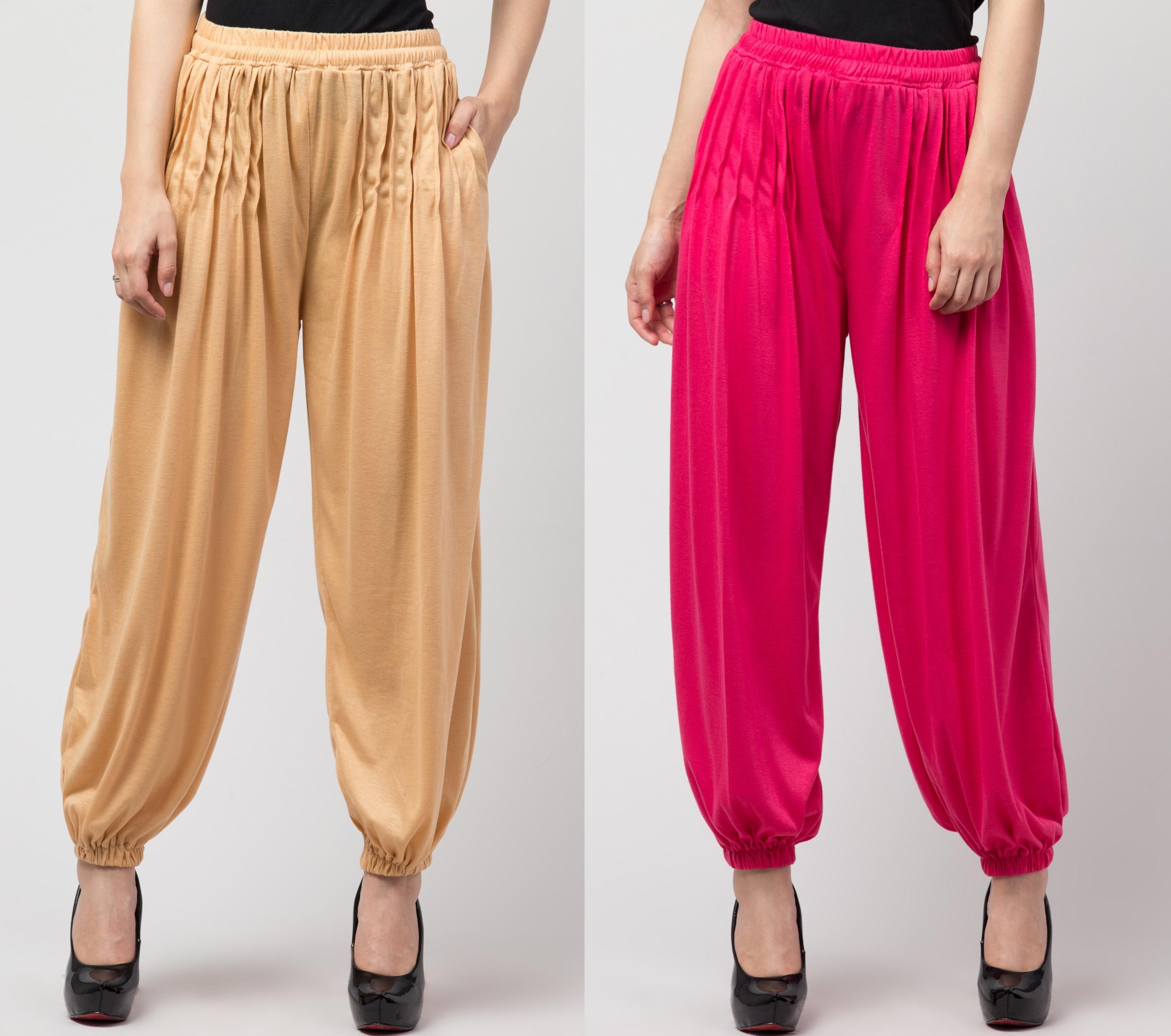 nnifa Solid Viscose Women Harem Pants-picture-13