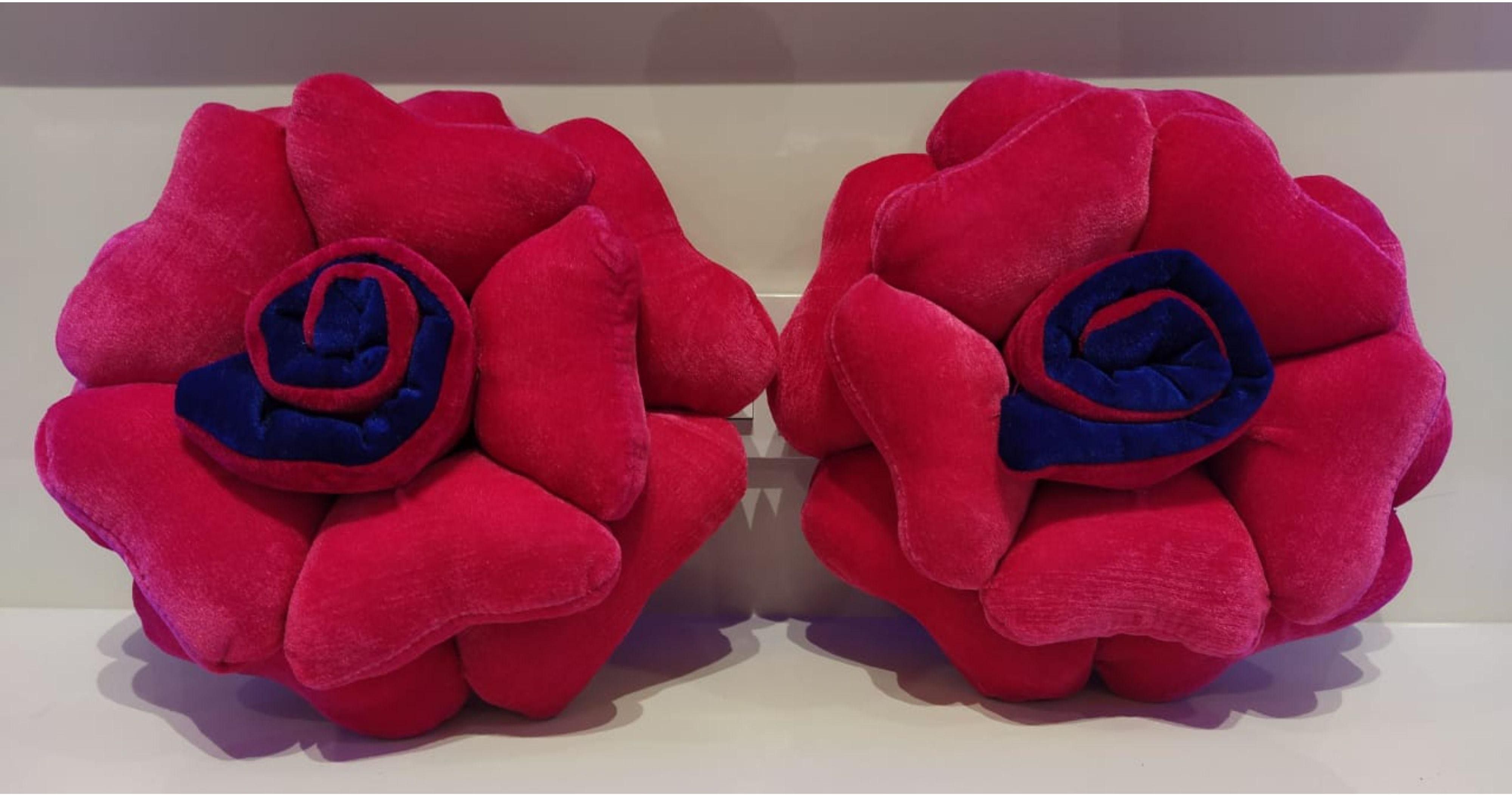 Microfibre Floral Cushion Pack of 2-image-19