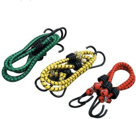 sbts Luggage Tying Rope with Hooks (Multicolour) -Set of 2 Multicolor image 1