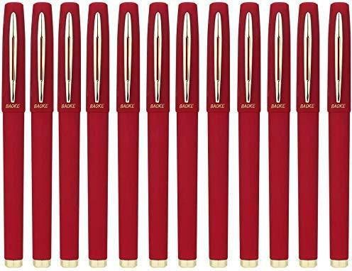 baoke red 1.0mm gel pen red body ink roller gel pen Gel Pen-picture-12