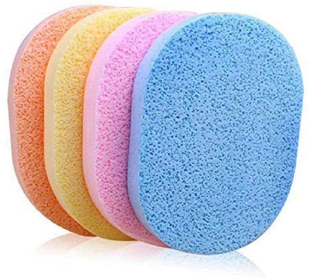 Soft Facial Cleansing Sponge Face Makeup Wash Pad Cleaning Sponge Puff Exfoliator Scrub-image-48