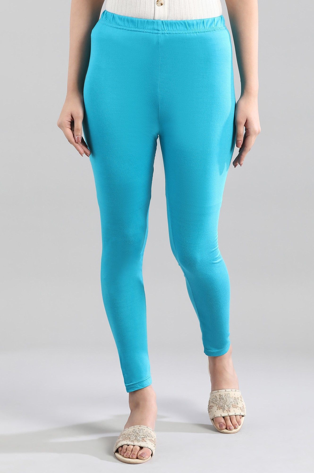 aurelia Solid Women Blue Tights-picture-10