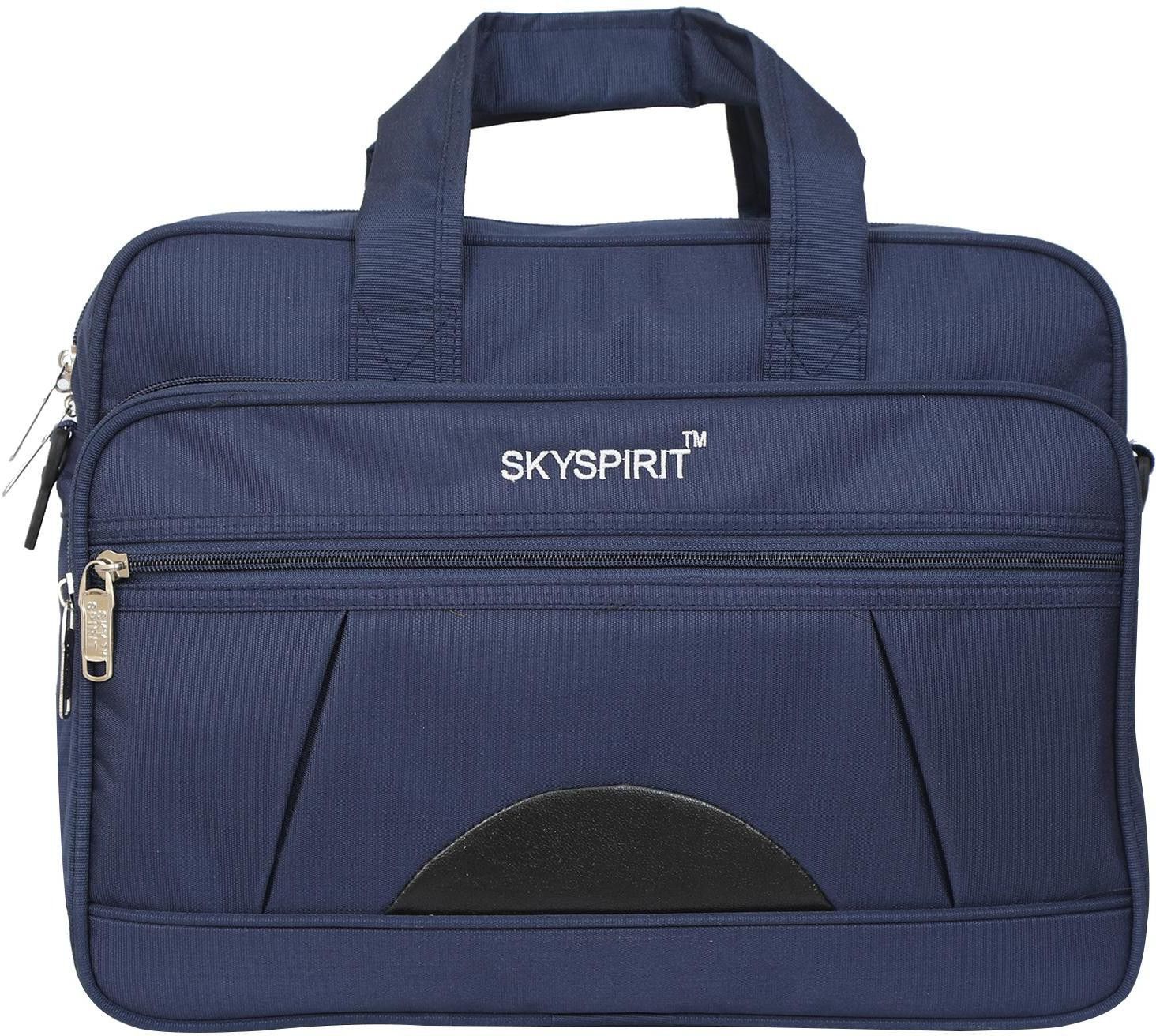 sky spirit Men & Women Blue Messenger Bag - Extra Spacious-picture-16