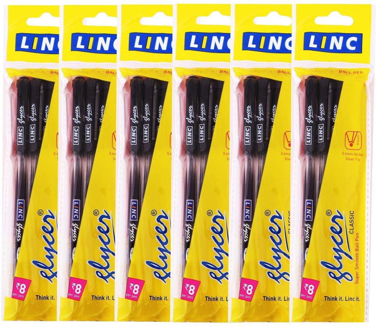 linc Glycer 0.7mm Ball Pen | Fast Flowing Ink & Soft Rubber Grip | Effortless Writing Ball Pen-picture-37
