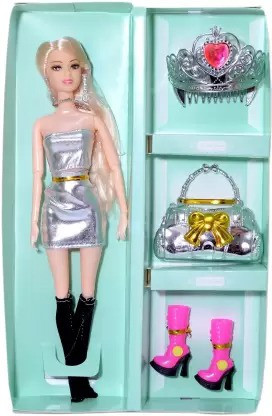 mohini collection Stylish Foldable doll set Silver image 1