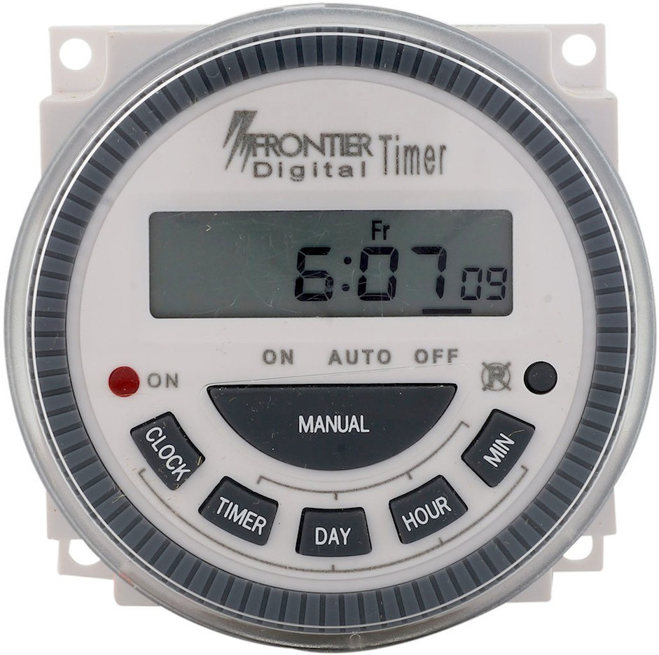 Leyden Smart Programmable Electronic Timer Switch 4 - Pin, 230 Volt AC TM619H-2, 30A, 16 ON/OFF Programs Digital Timer (White) Multipurpose Controller image 1