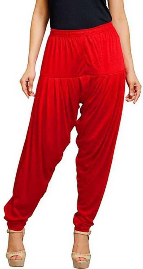 k m r garments Viscose Rayon Solid Patiala-picture-26