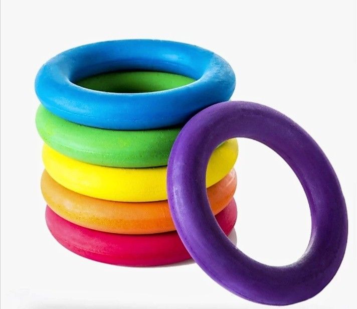 swa mi Rubber Tennikoit Ring (Pack of 6 ) Rubber Tennikoit Ring-picture-7