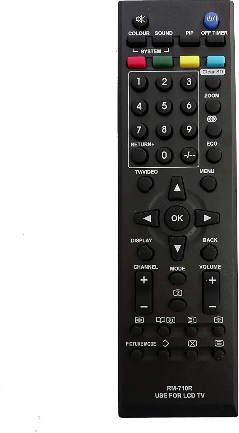 BhalTech RM-710R LED LCD TV Universal Compatible with LED LCD JVC Remote Controller image 1
