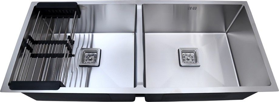 crocodile 45" X 20" X 10" KCW25 GRADE DOUBLE BOWL Vessel Sink-picture-23