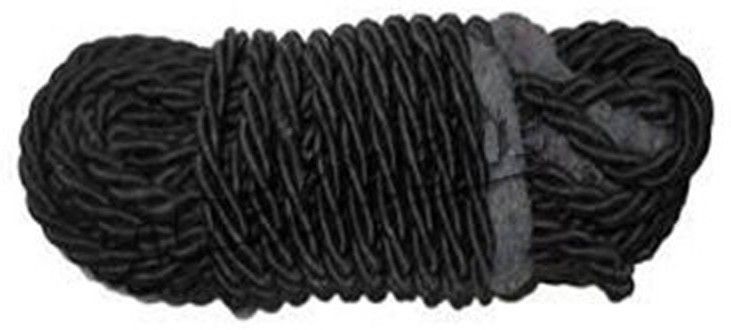 Leg Guard Rope , Extra Long 28 Meters Long & Heavy Leg Guard Rope Black For Royal Enfield Bullet and all Other Bikes Bike Crash Guard Rope